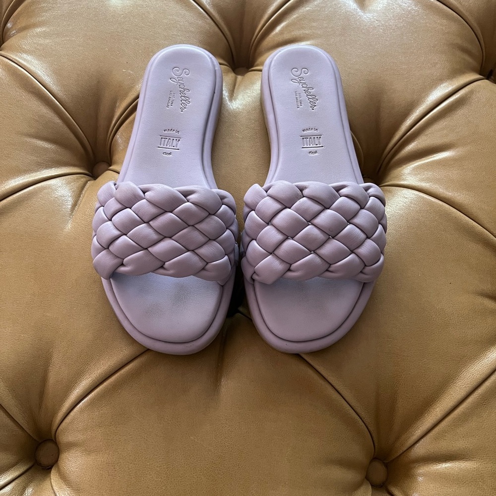 Seychelles Women's Braided Slide Sandals - Lavender